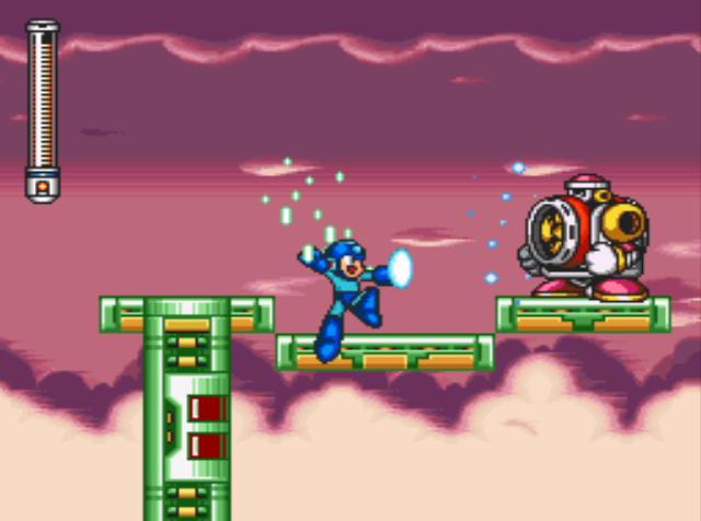 Mega Man 7 screenshot - Cloud Man